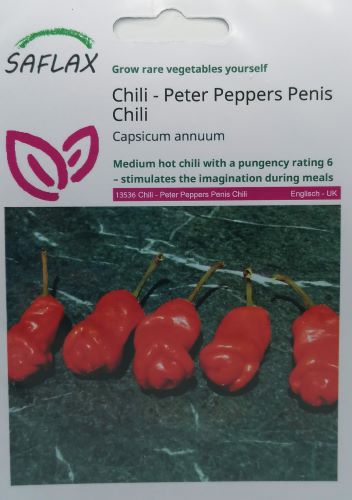Chilli Pepper Peter Peppers Penis Chilli Seeds